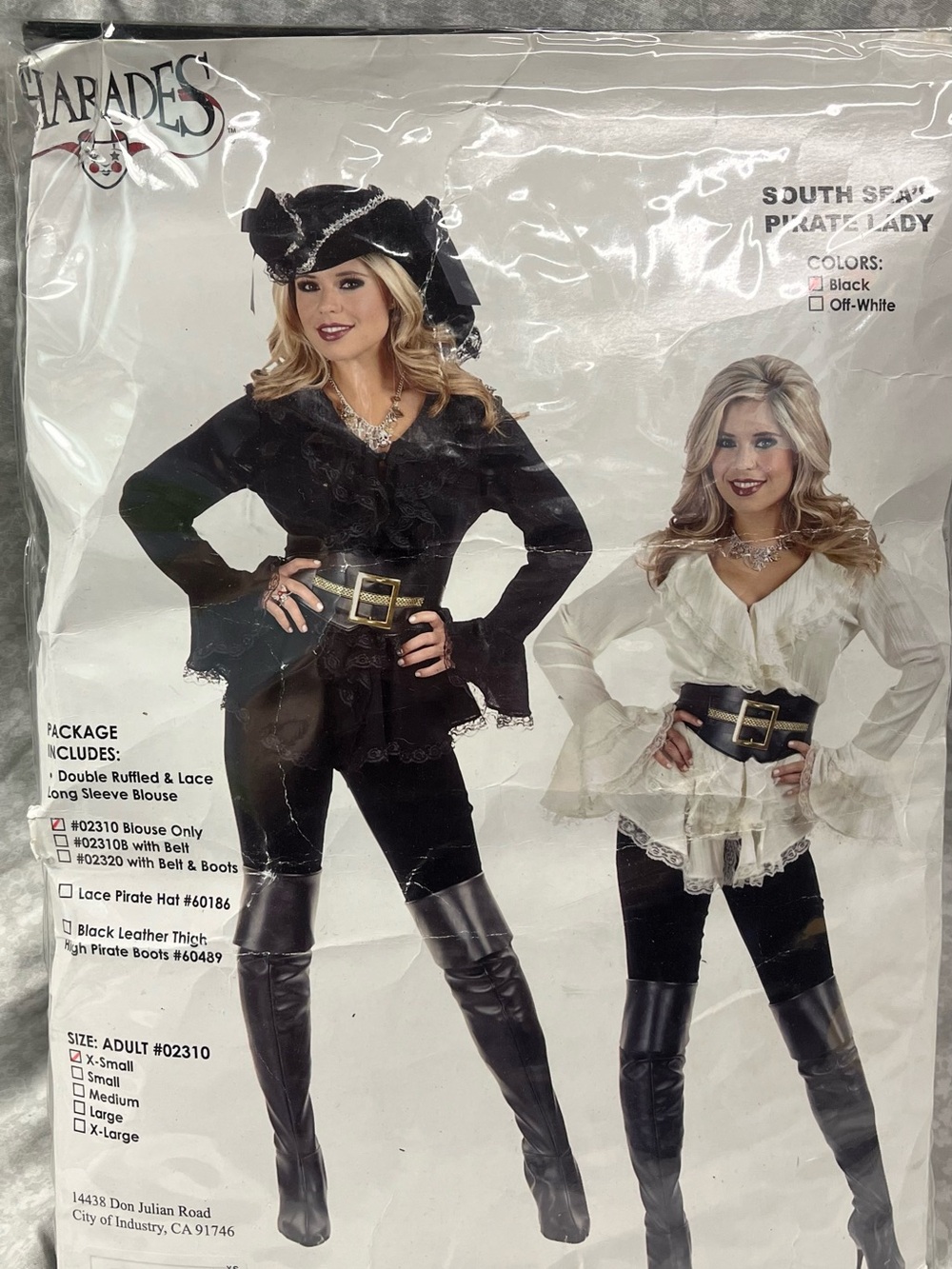 Adult Pirate Lady Blouse